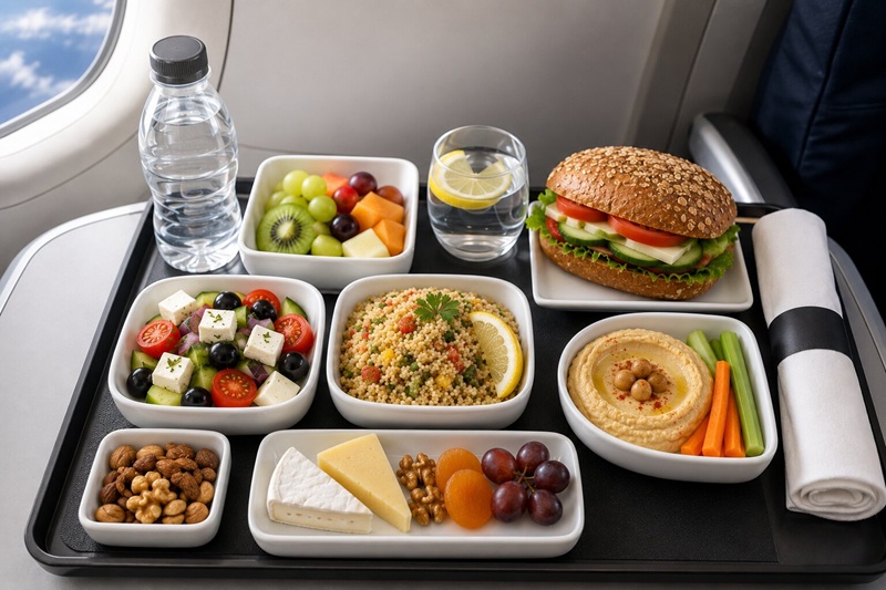 Cold Inflight Catering Ideas for Aircraft without Oven or Microwave
