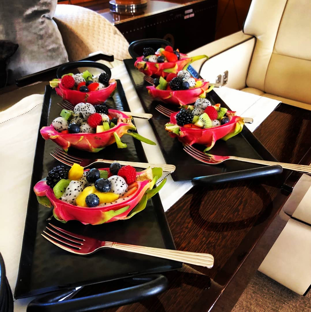 Role of Presentation in VIP Catering for Private Jets